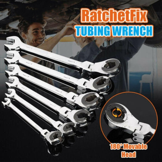 Slotted Ratcheting Line Wrench